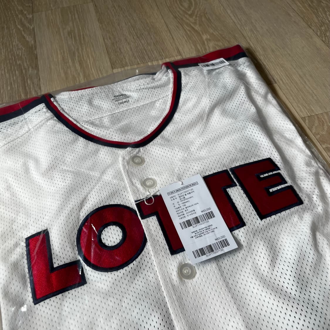 (4XL / 120) 새상품 롯데 자이언츠 레플리카 챔피언 홈 져지 상품이미지10