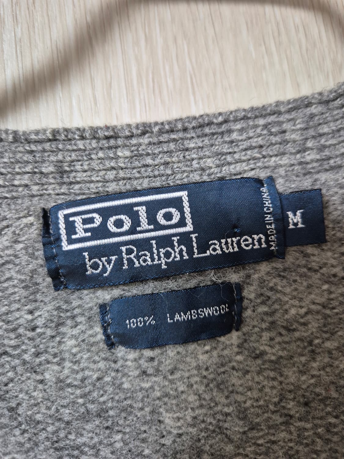 (정품) 폴로 랄프로렌 램스울 가디건 그레이 M 남성 상품이미지5