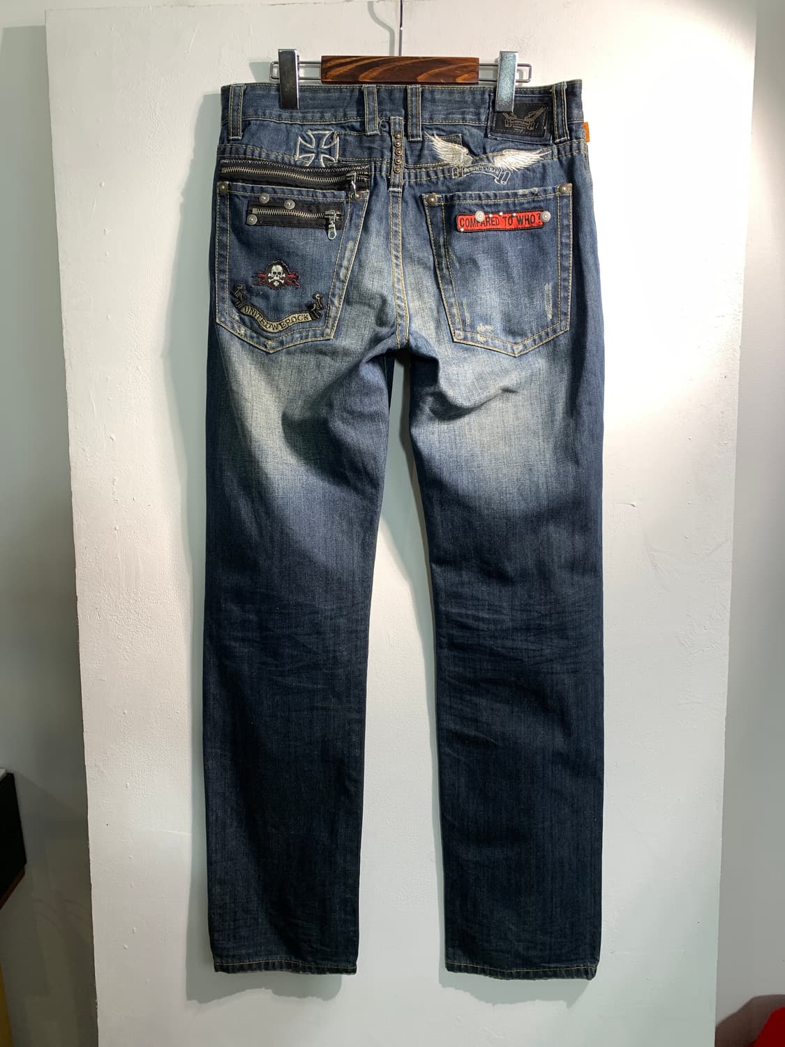 MADE in USA robins jean y2k 데님 32 상품이미지2
