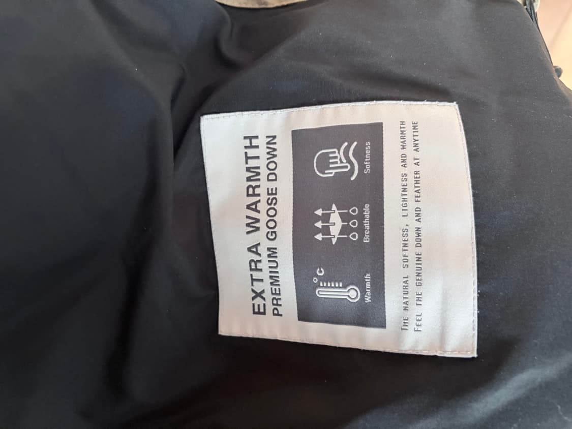 오버캐스트 스웨이드 구스다운 패딩 m사이즈 피 상품이미지8