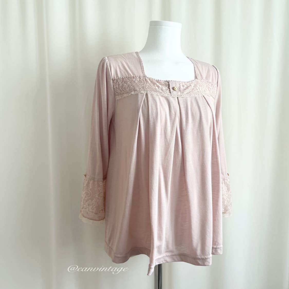 pink lace t-shirt 상품이미지2