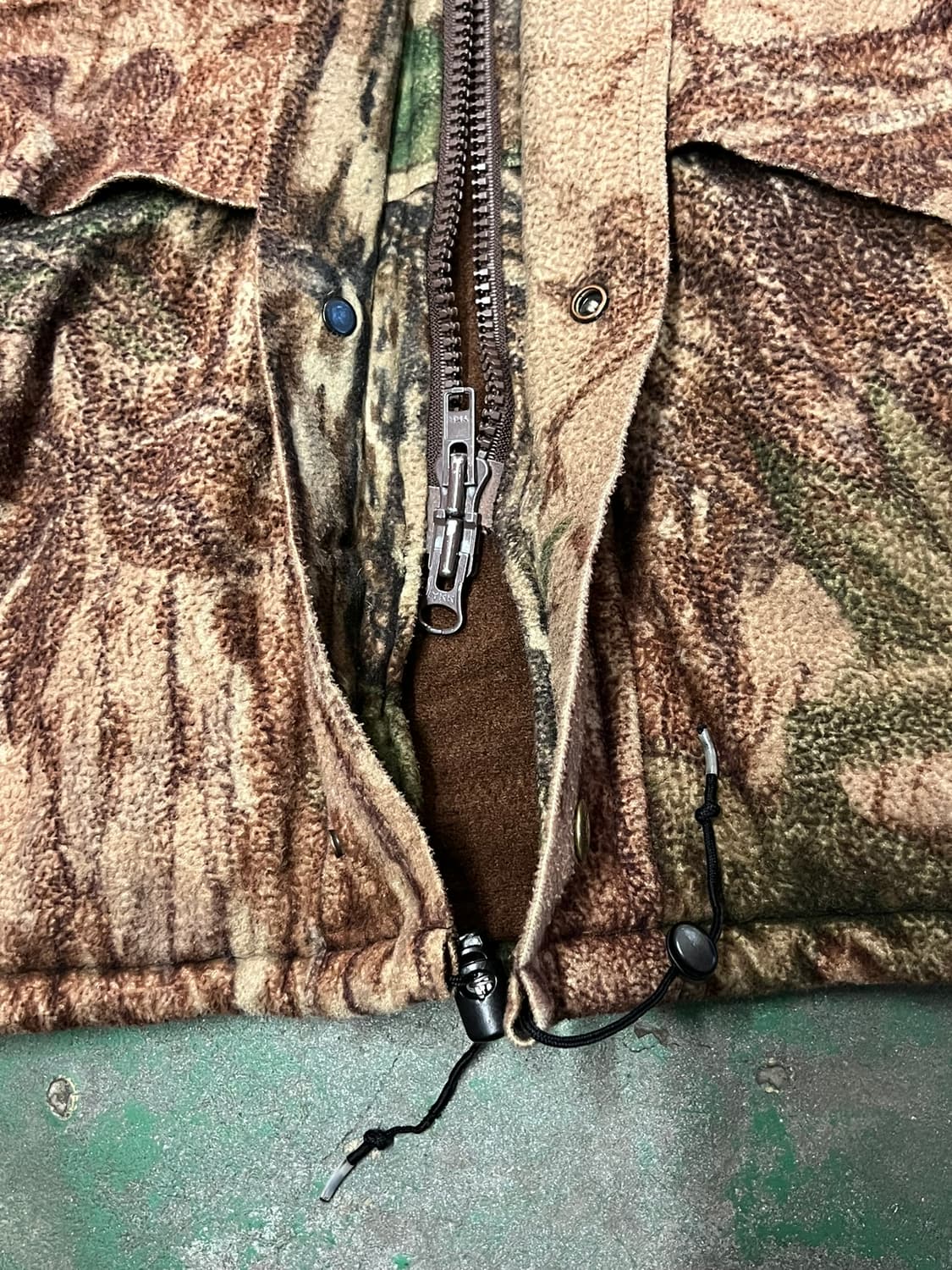 90's [L] 카벨라스 리얼트리 카모 자켓 USA 플리스 아웃도어 상품이미지7