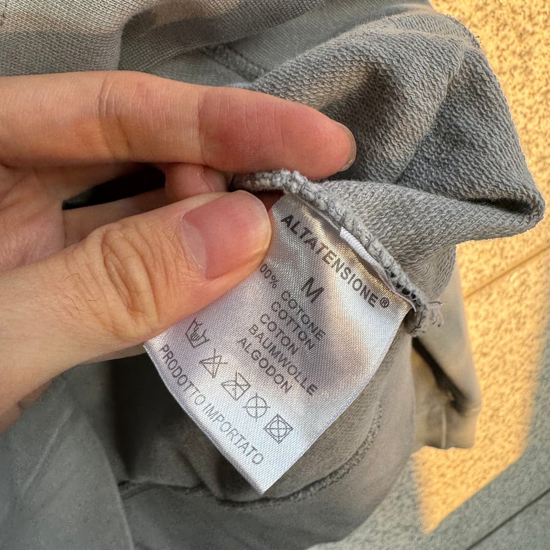 Altatenslone 바이커 프린팅 로고 후드티 상품이미지10