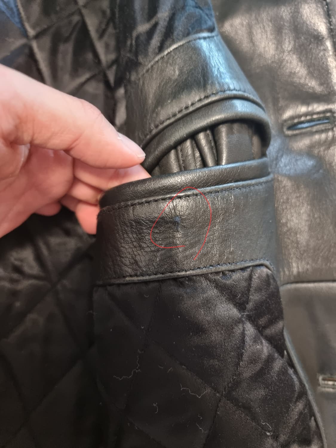 갭 올드갭 gap 레더 가죽 카코트 L  상품이미지4