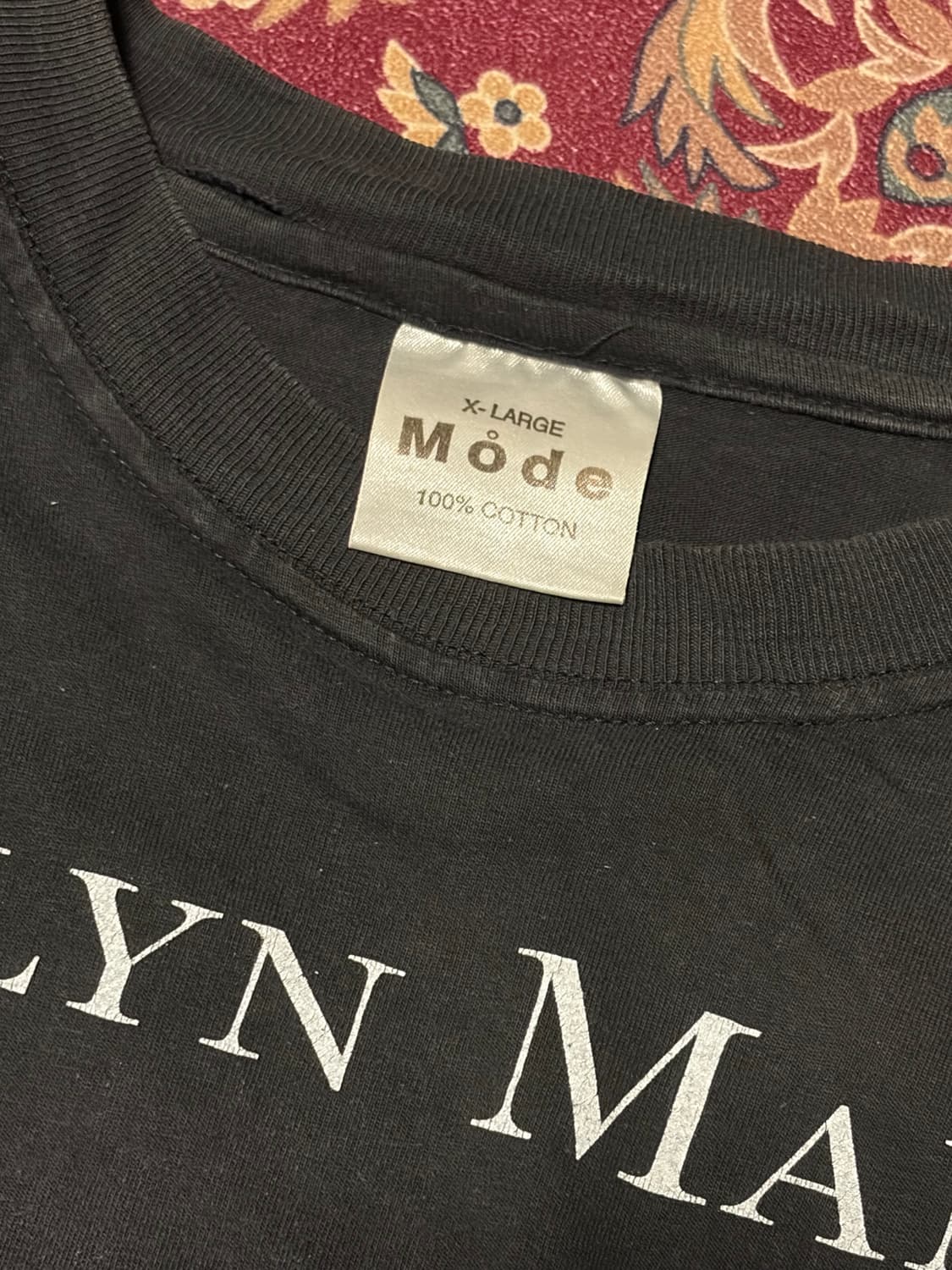 [XL] 빈티지 90‘s 마릴린 맨슨 안티 크라이스트 슈퍼스타 롱슬리브 상품이미지5