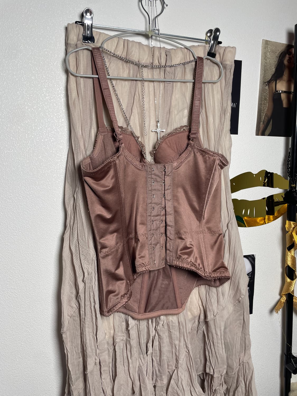 그런지 페어리 레이스 코르셋 슬리브리스 상품이미지3