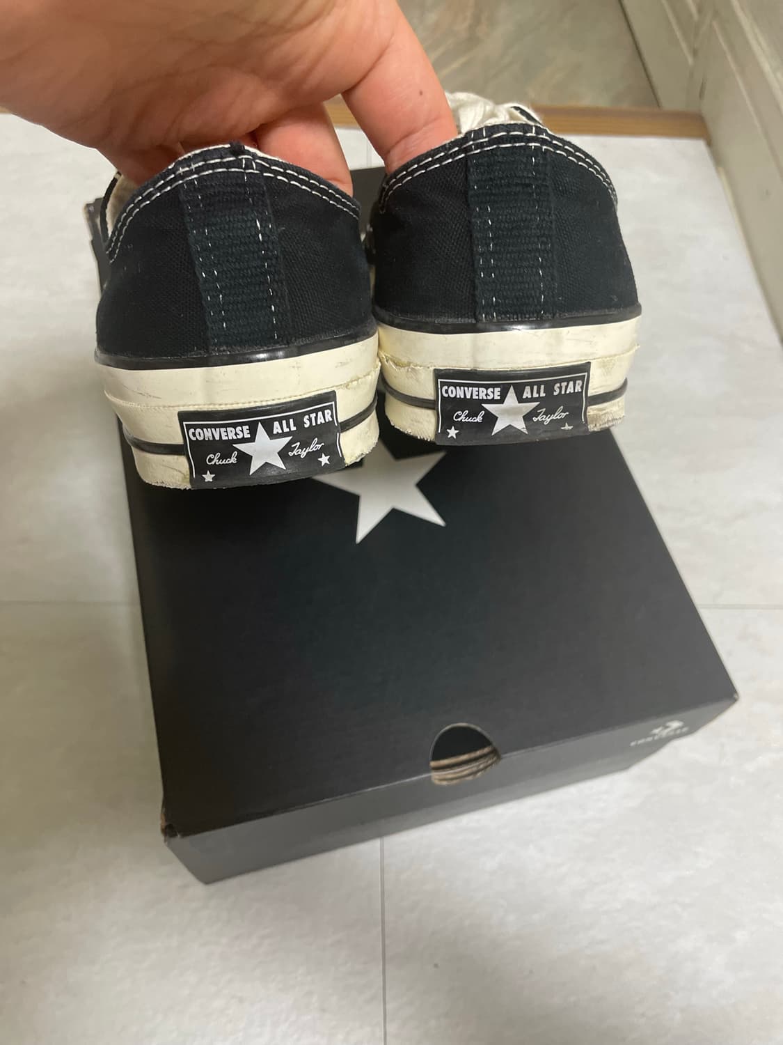 컨버스 척70 로우 블랙 265 상품이미지3