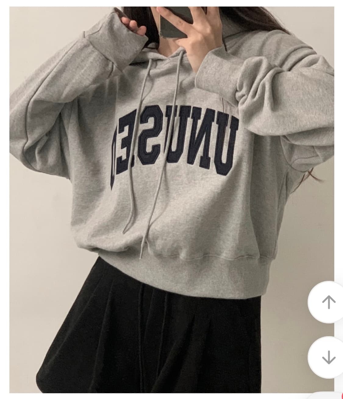 개당&택포) 크롭상의 모음 | 크롭후드집업 크롭자켓 세미 후드티 상품이미지9