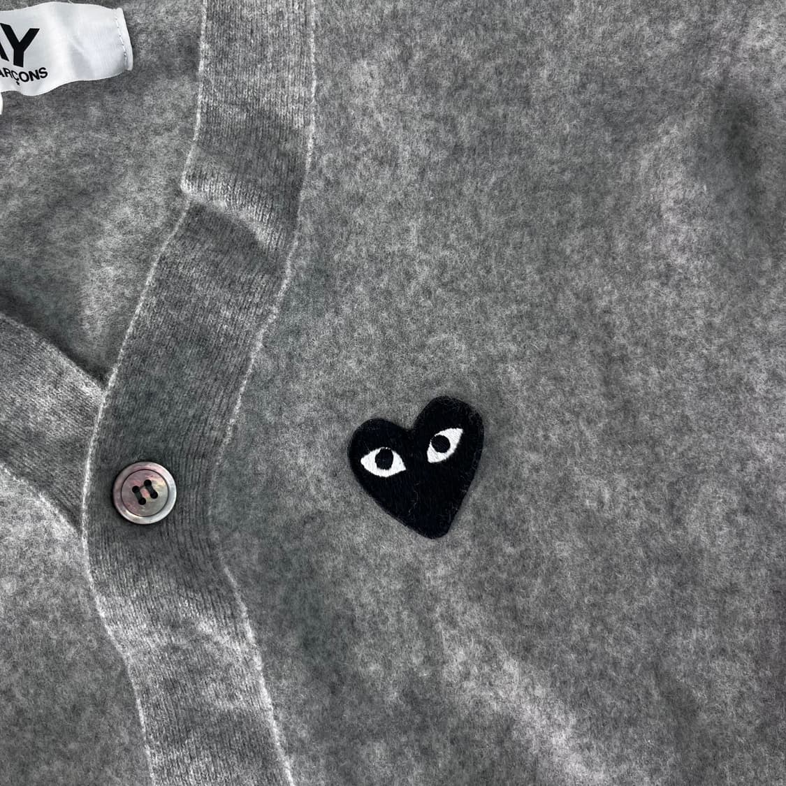W 95 꼼데가르송 하트와펜 가디건 상품이미지2