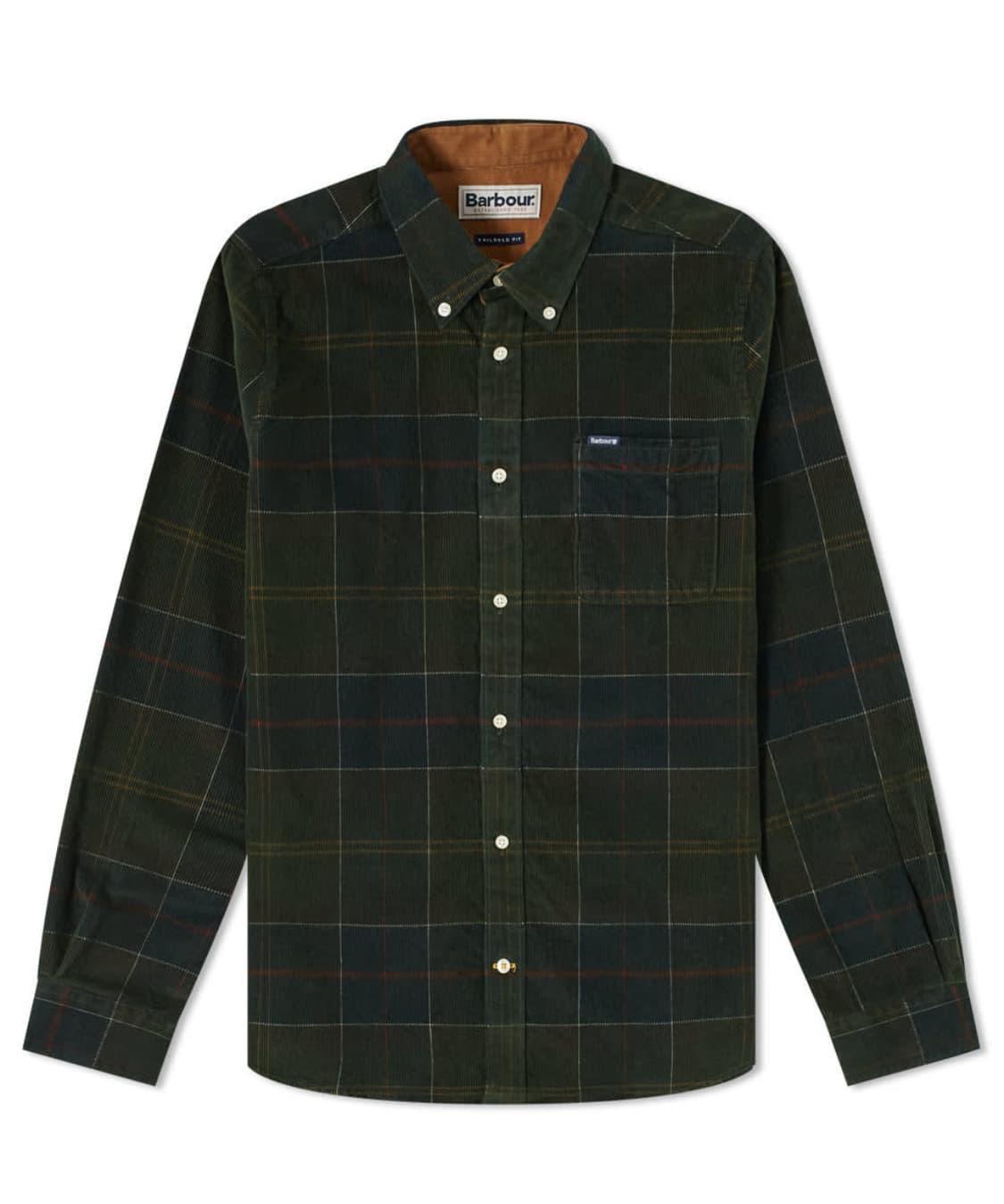 바버 코듀로이 체크 셔츠 상품이미지1