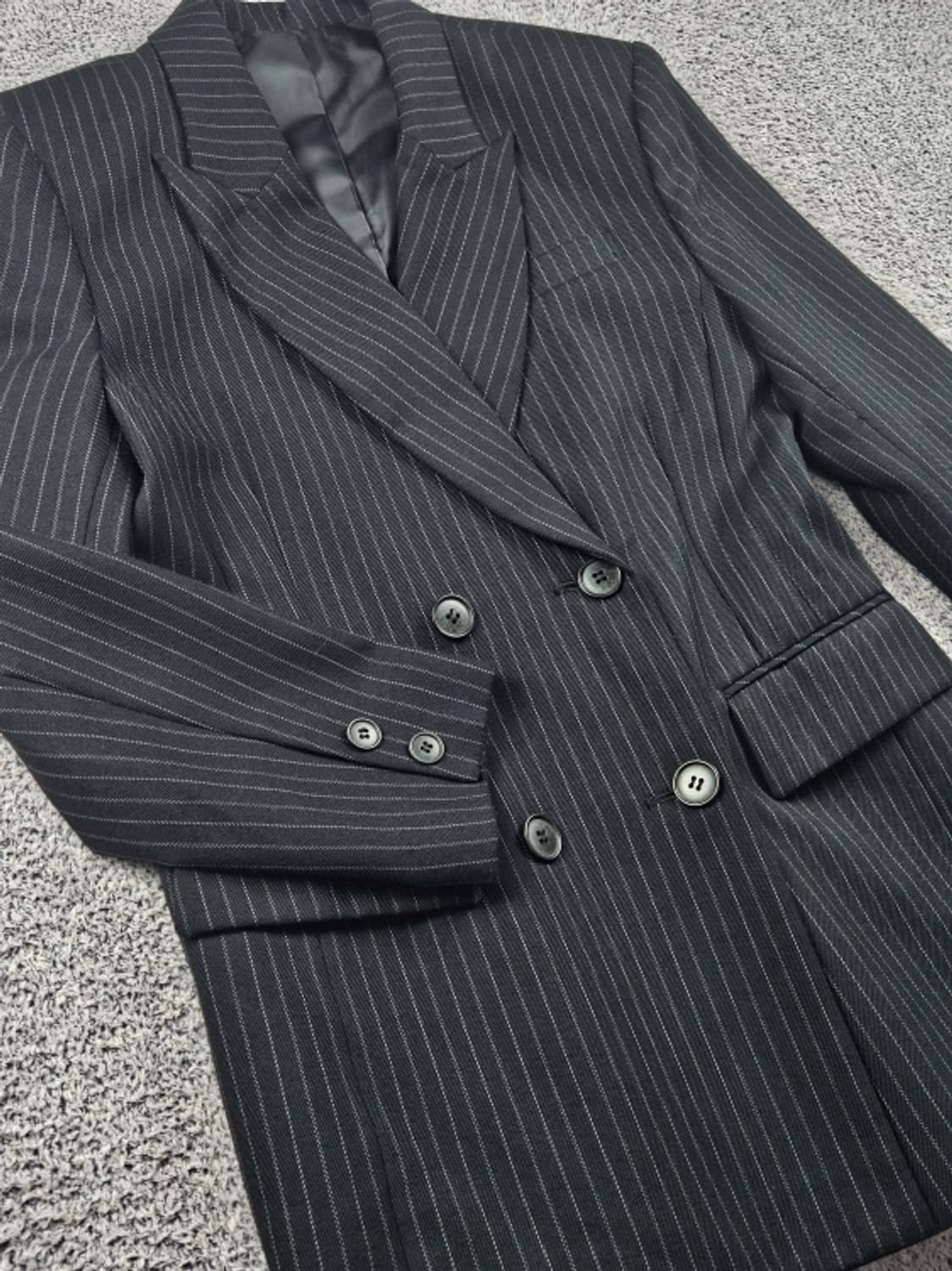 더블 버튼 핀 스트라이프 블레이저 자켓 ( 상세설명참조 ) / 10659 상품이미지7