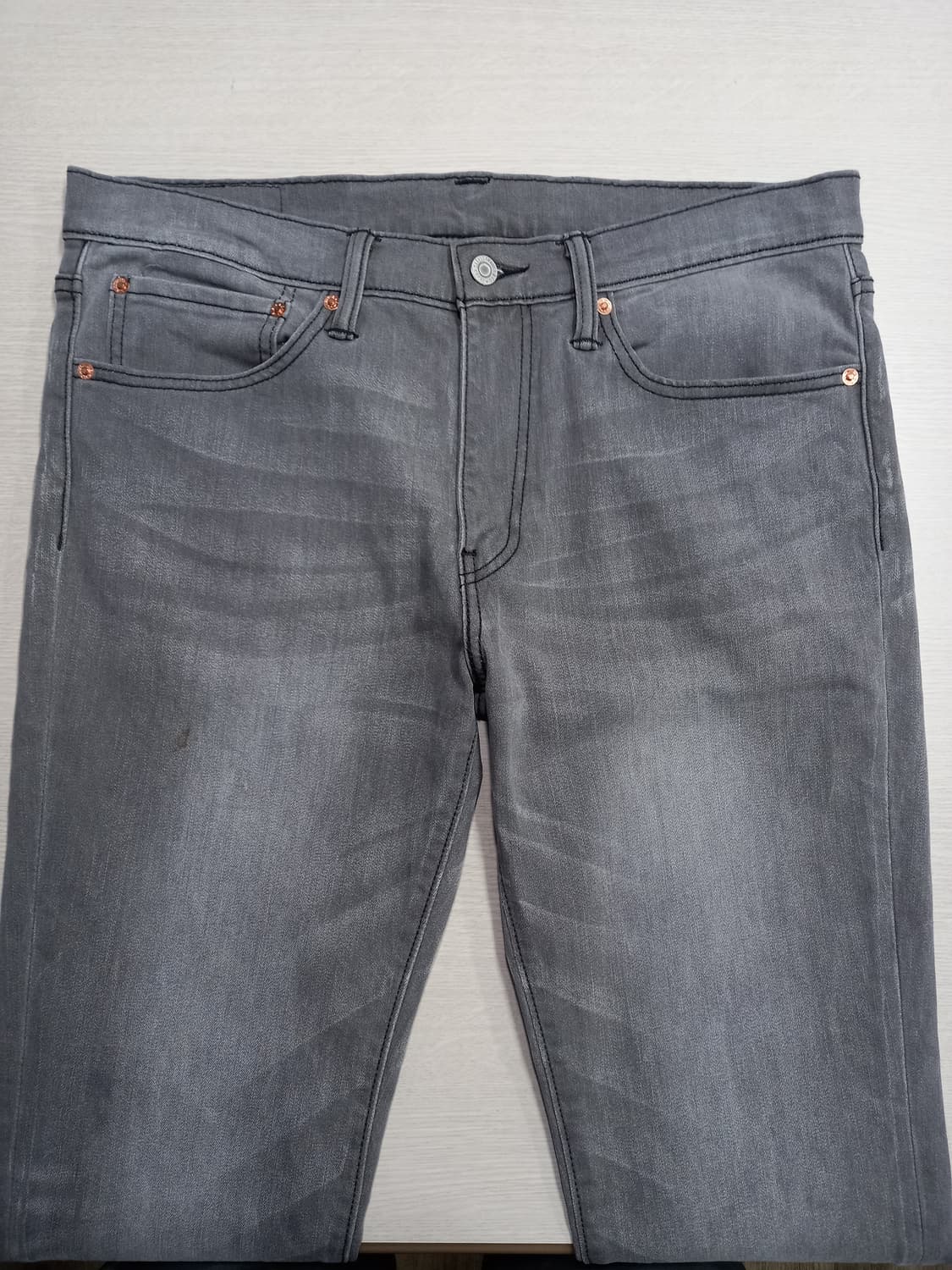 34 리바이스511 약기모 워싱 스판 슬림일자진 그레이 34-569 상품이미지3