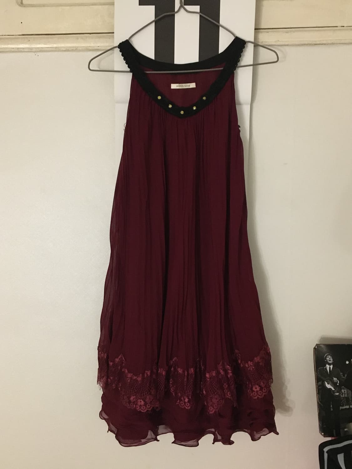 axes femme 빈티지 홀터넥 원피스 상품이미지1