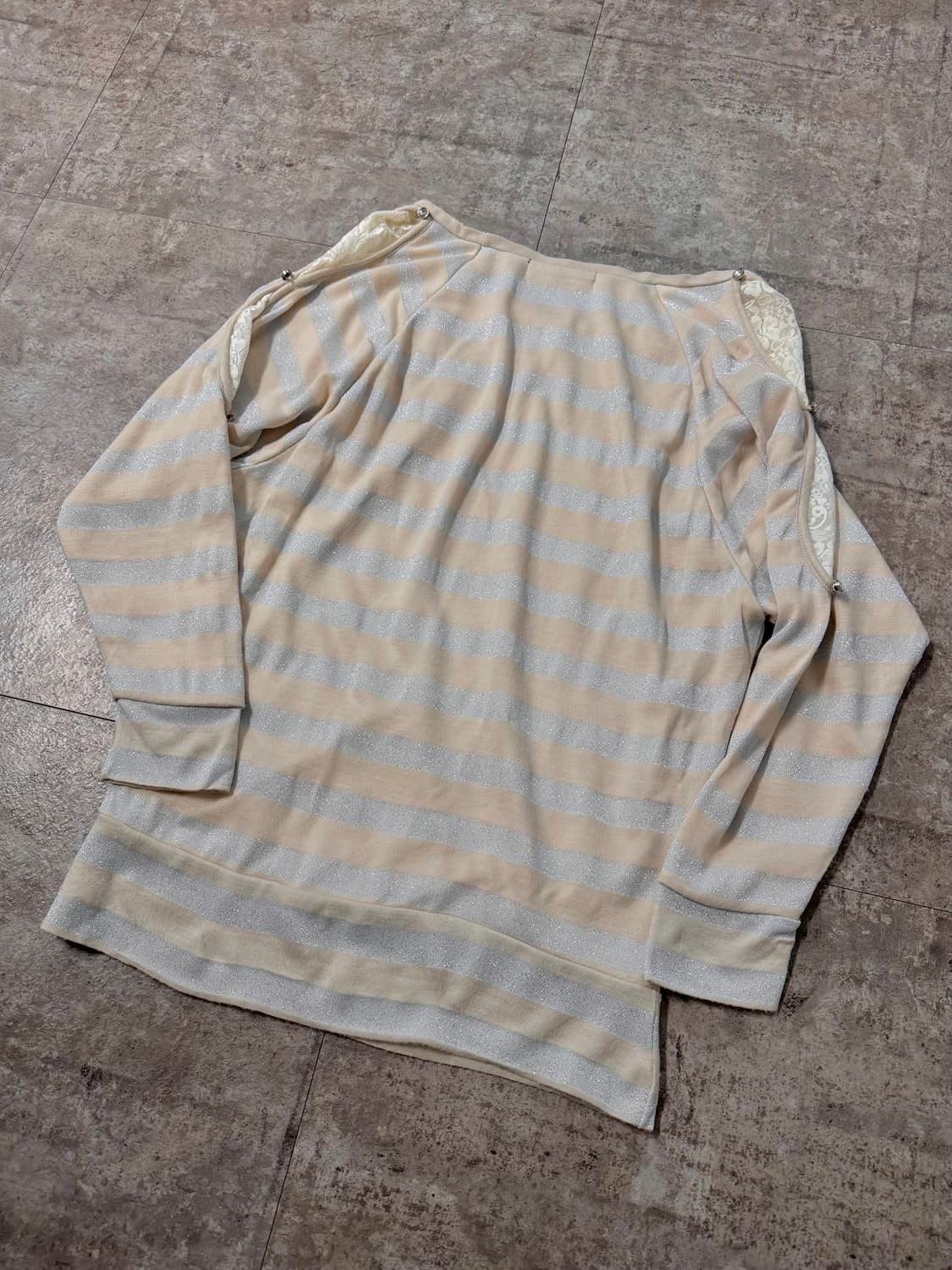 세실맥비 레이스/글리터 니트 쇼츠 2pcs SET 상품이미지4