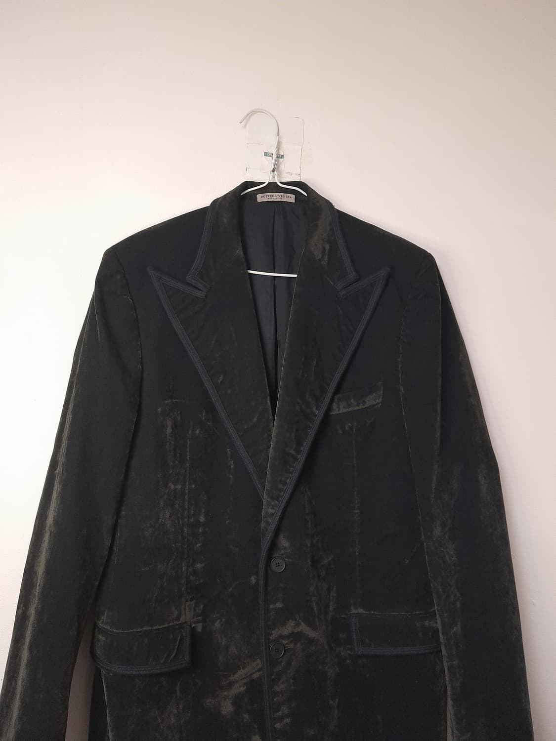 보테가베네타 다크그린 벨벳 블레이져 52/102 상품이미지2