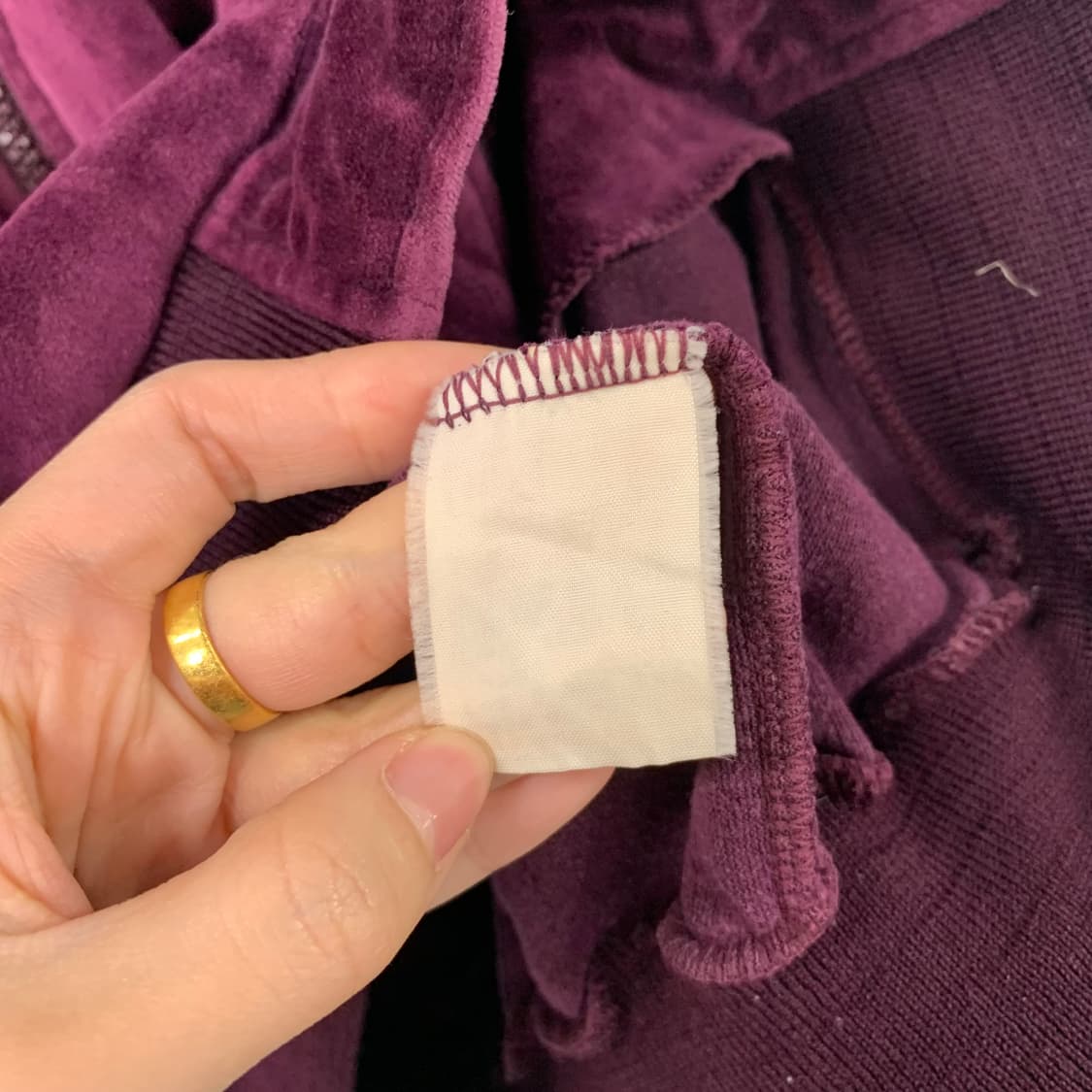 아디다스 90s 벨루어 버건디 트랙탑 져지 상품이미지4