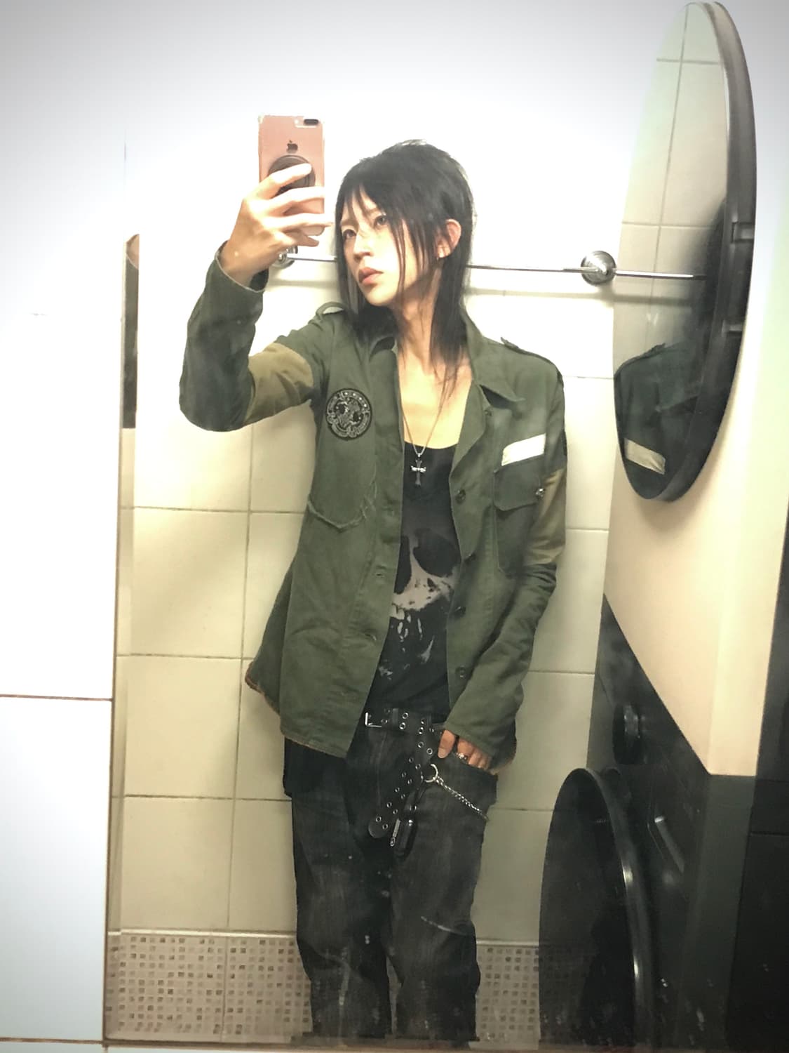 (Sergeant salutes)patchwork military shi 상품이미지7