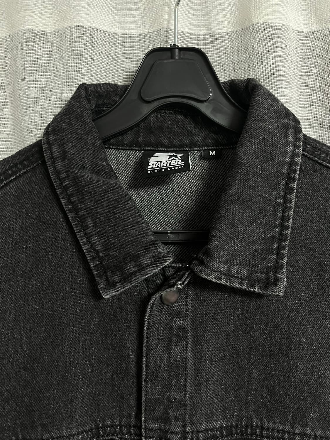 STARTER 블랙 데님 셔츠 자켓 상품이미지2
