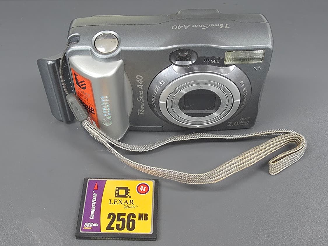 캐논 파워샷 A40 빈티지 디지털카메라(1) 상품이미지8