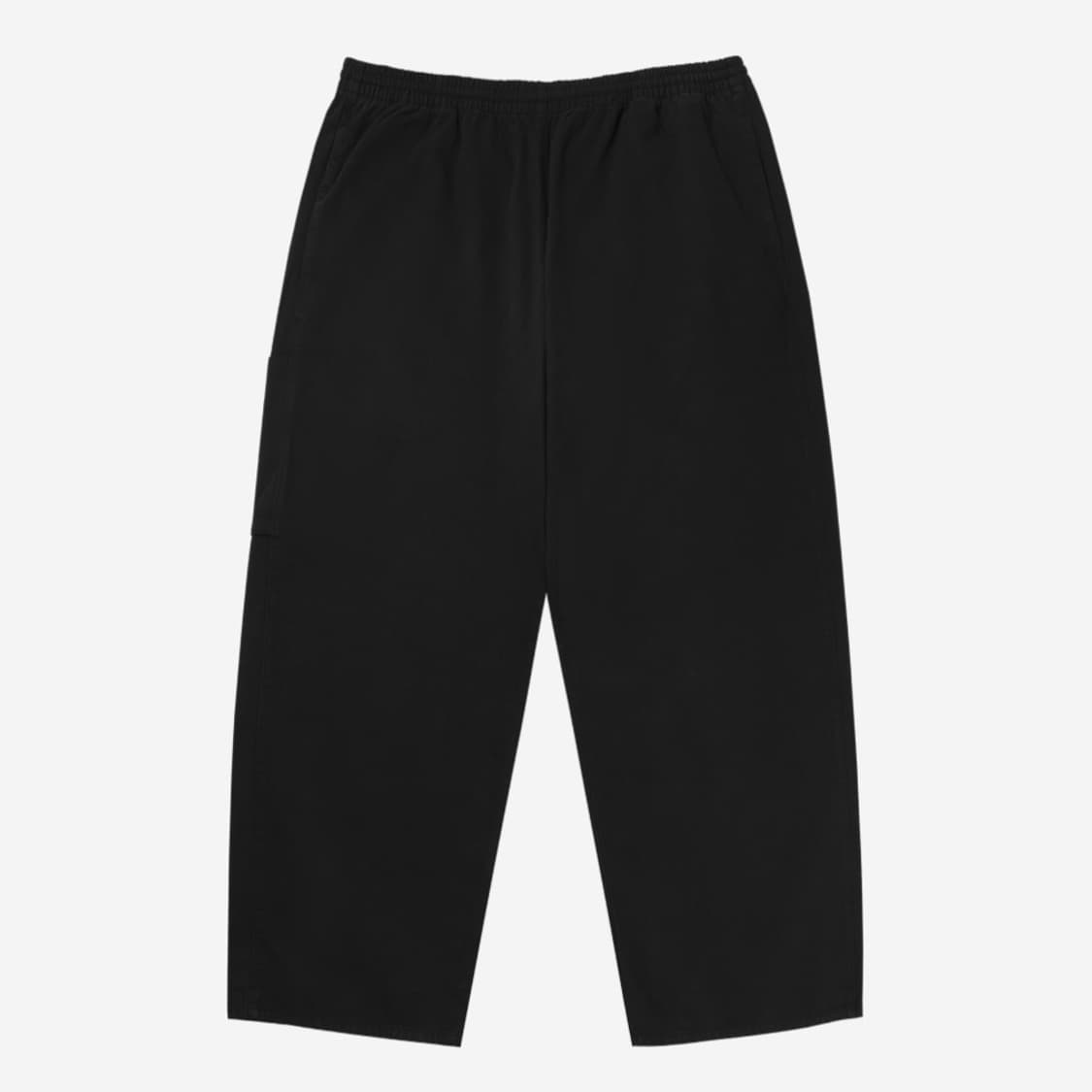 [S] 이지 갭 메인라인 사틴 카고 팬츠 블랙 상품이미지1