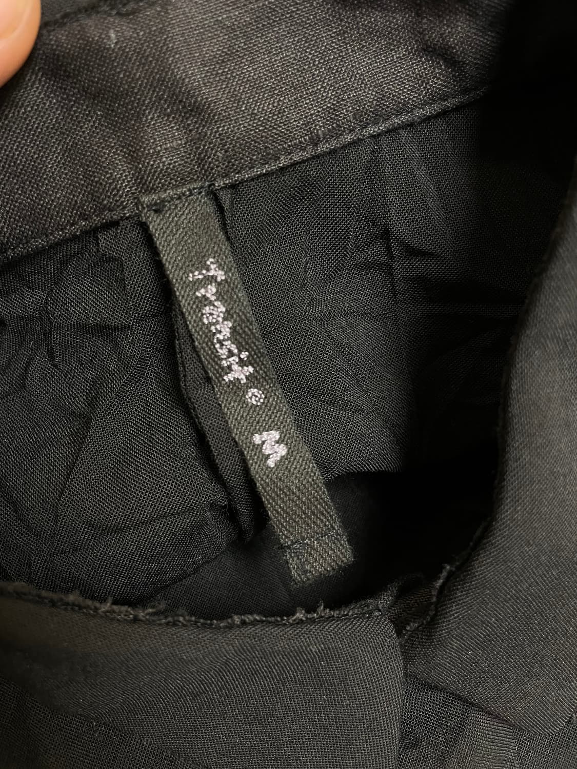 (M) Transit 트랜짓 크링클 울 린넨 셔츠 상품이미지8