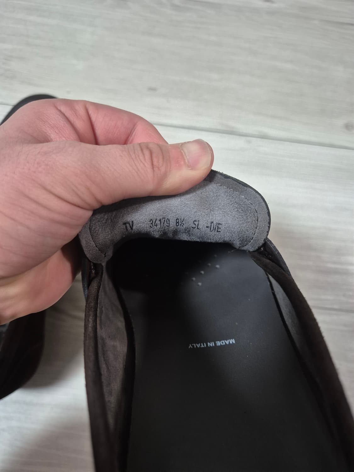 페라가모 월드 브라운 스웨이드 로퍼 8.5 265 상품이미지4