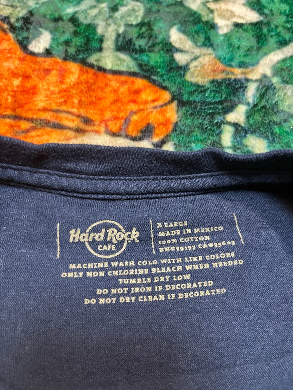 90s HARD ROCK HOLLY WOOD 티셔츠 상품이미지3