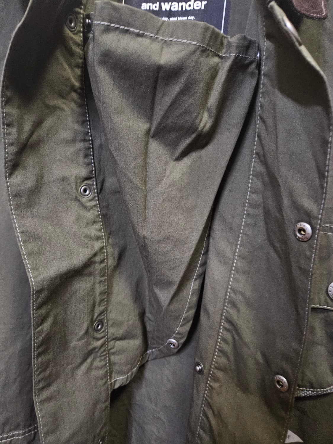 M) 바버 x 앤드원더 피벗 자켓 Made in Japan 상품이미지5