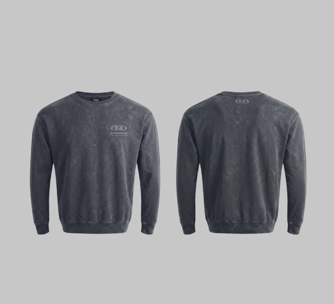 압도 피그먼트 워싱 맨투맨 미개봉 새상품 상품이미지1