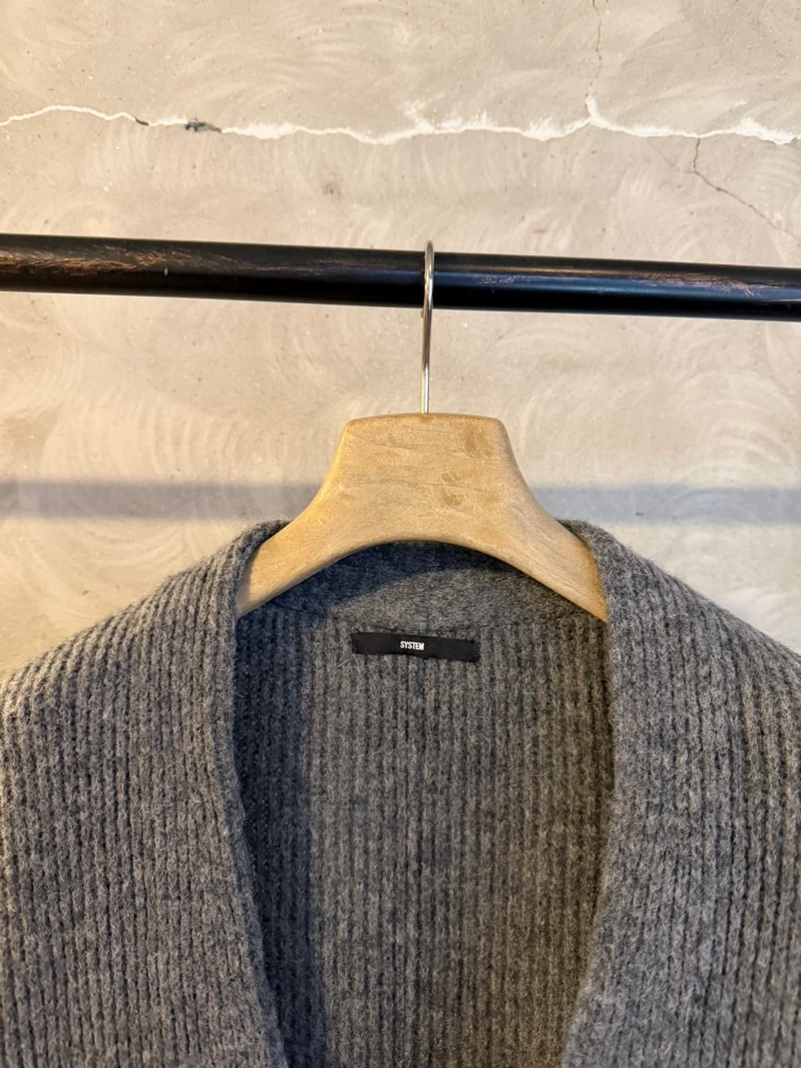 시스템 롱가디건 남성 95-100 상품이미지2