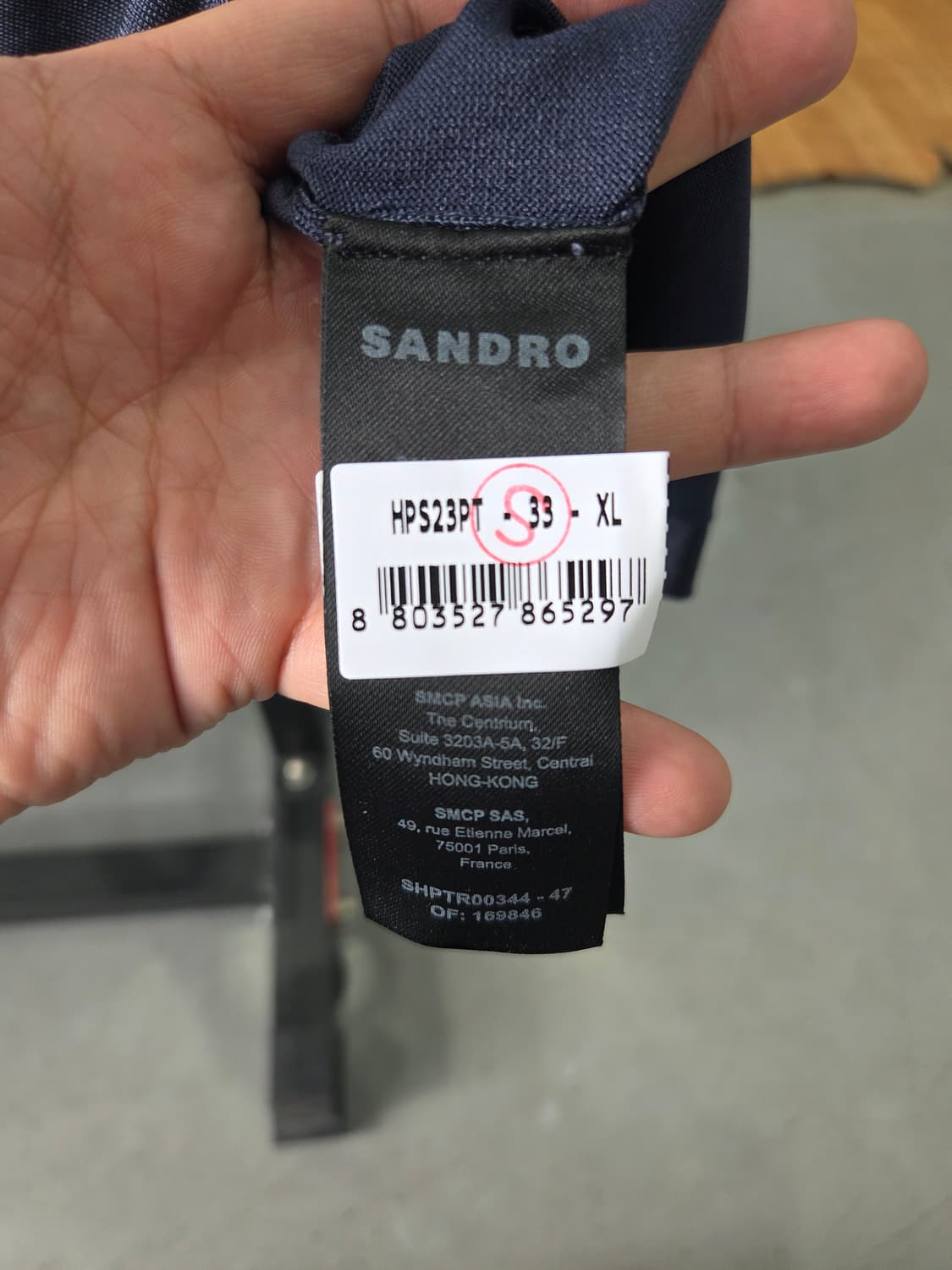 산드로 SANDRO 반팔 폴로 집업 니트 *새제품* 상품이미지8