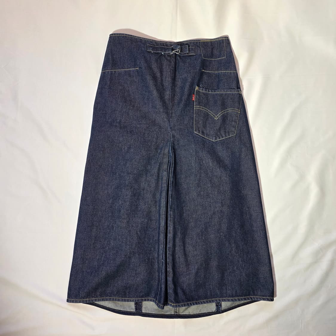 [S]00s 리바이스 엔지니어드진 신치백 데님 롱 스커트 상품이미지5