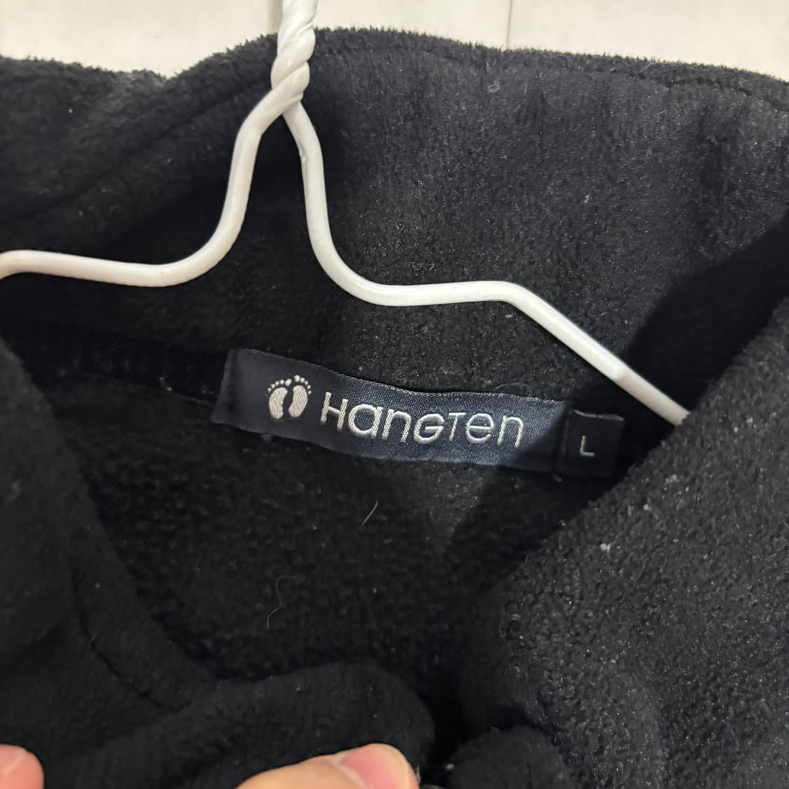 행텐 후리스 블랙 L 상품이미지2