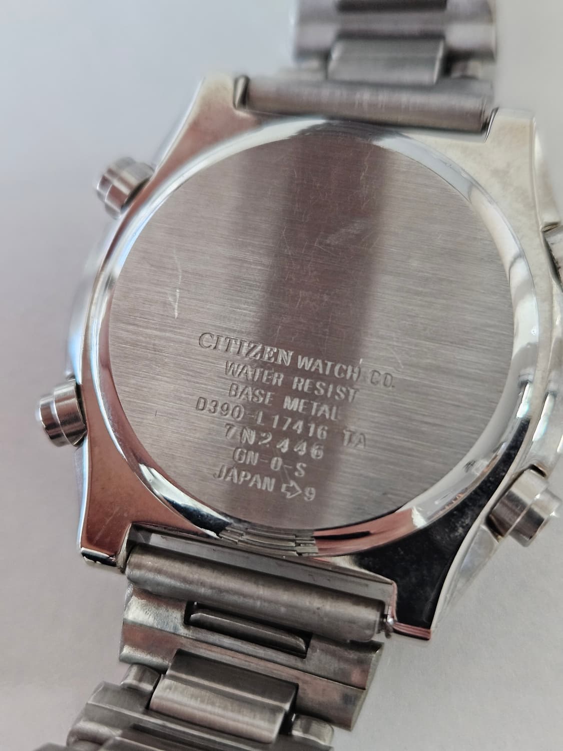 시티즌 인디펜던트 빈티지 디지털 시계 메탈 상품이미지5