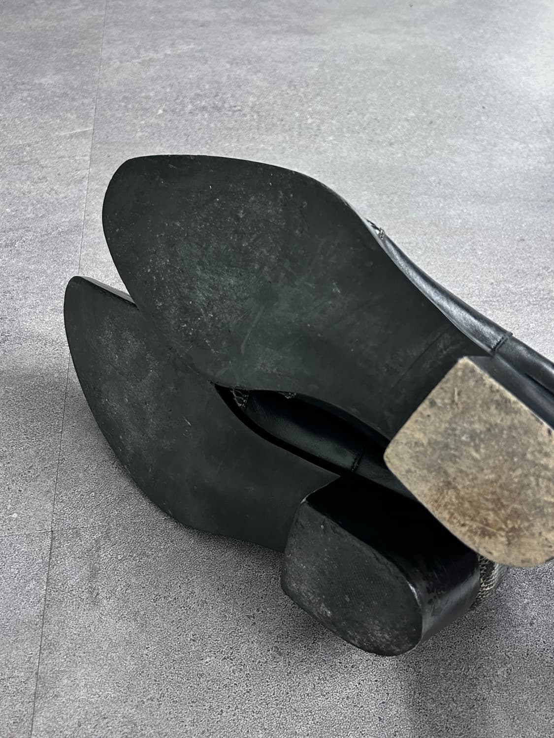 00‘s jpn 스네이크 스킨 판넬  스터드 부츠 상품이미지7