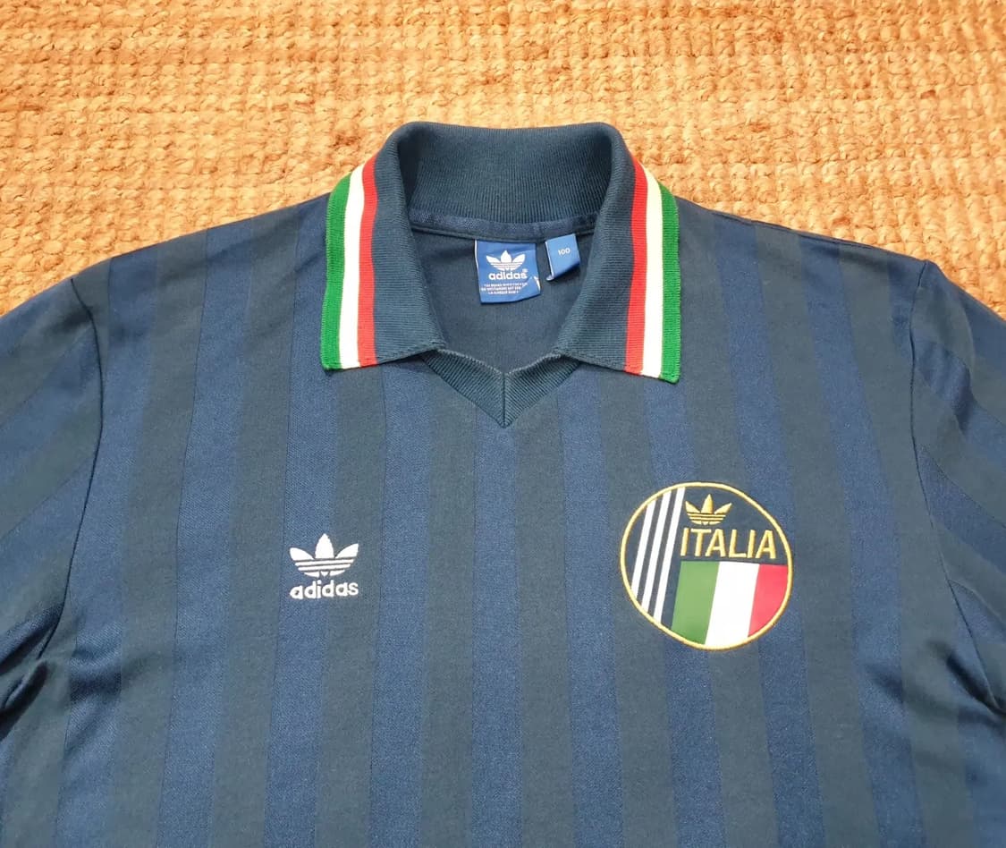아디다스 이탈리아대표팀  올드 카라 져지 상품이미지3