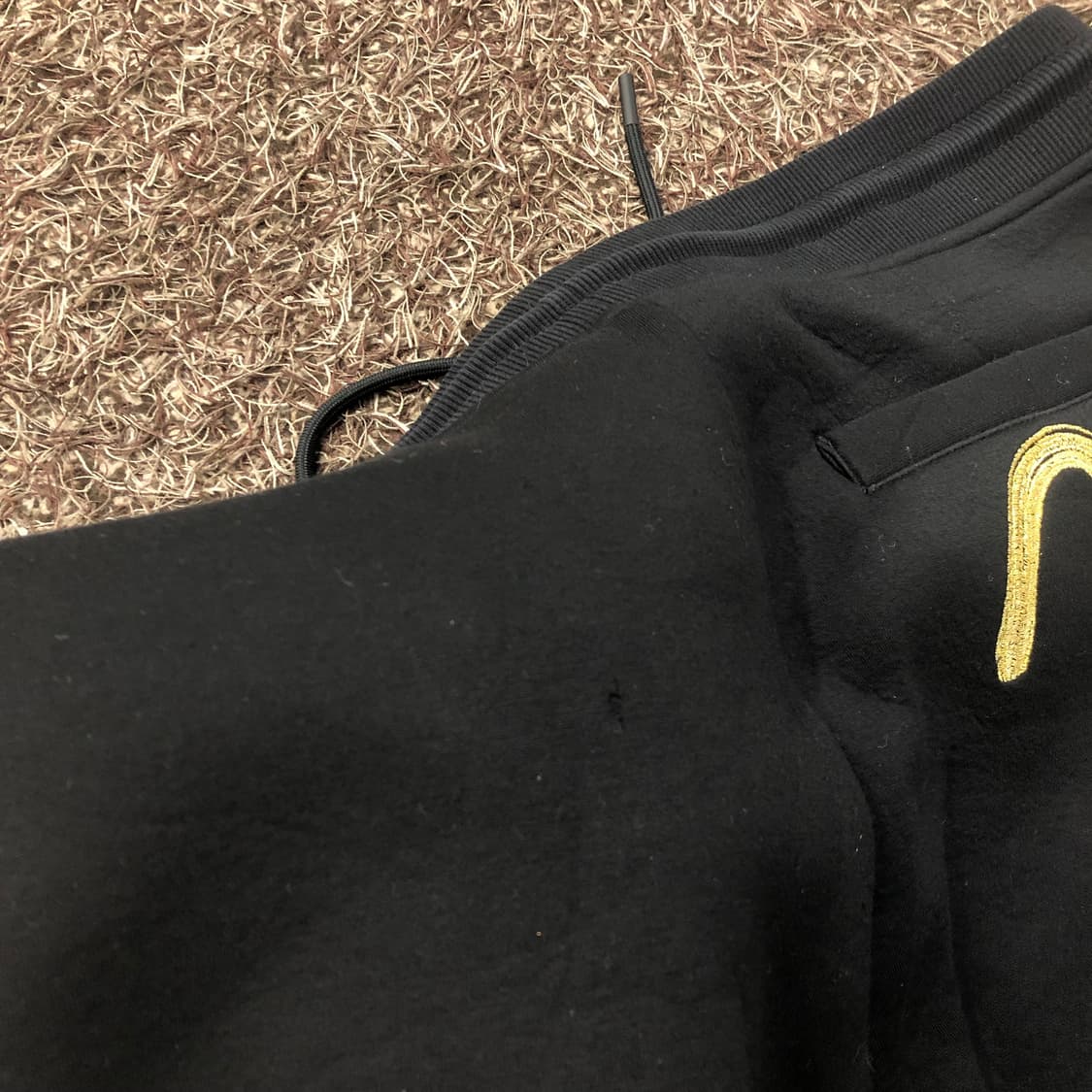 에비수 쿠로 자수 로고 조거 팬츠 상품이미지7