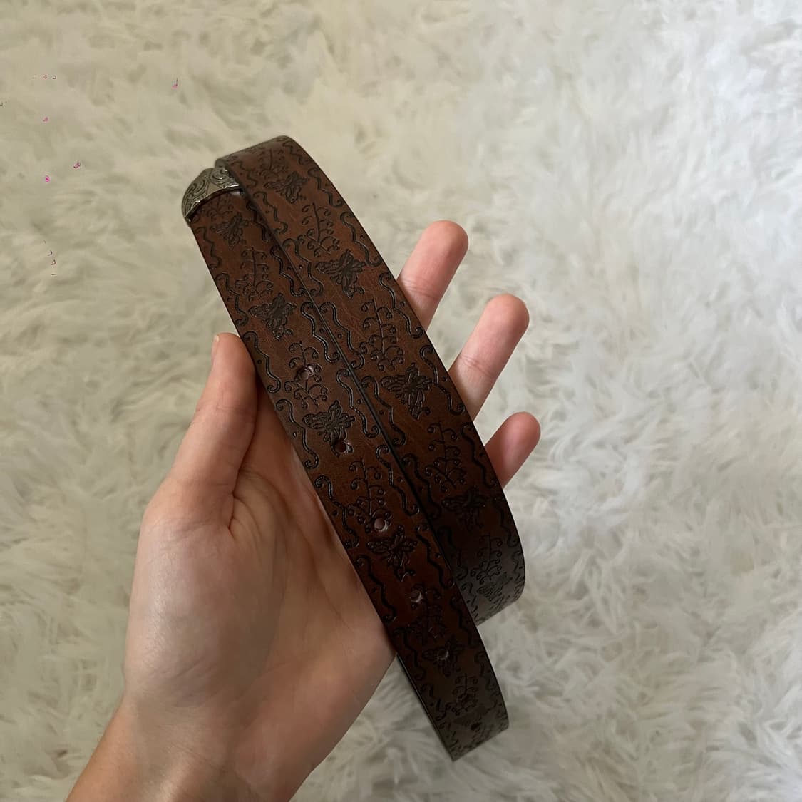 빈티지 인그레이빙 벨트  상품이미지7