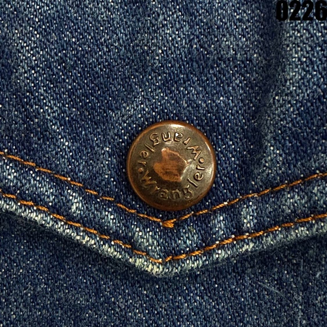 랭글러 어센틱 웨스턴 데님 자켓 XXL 0226 상품이미지4