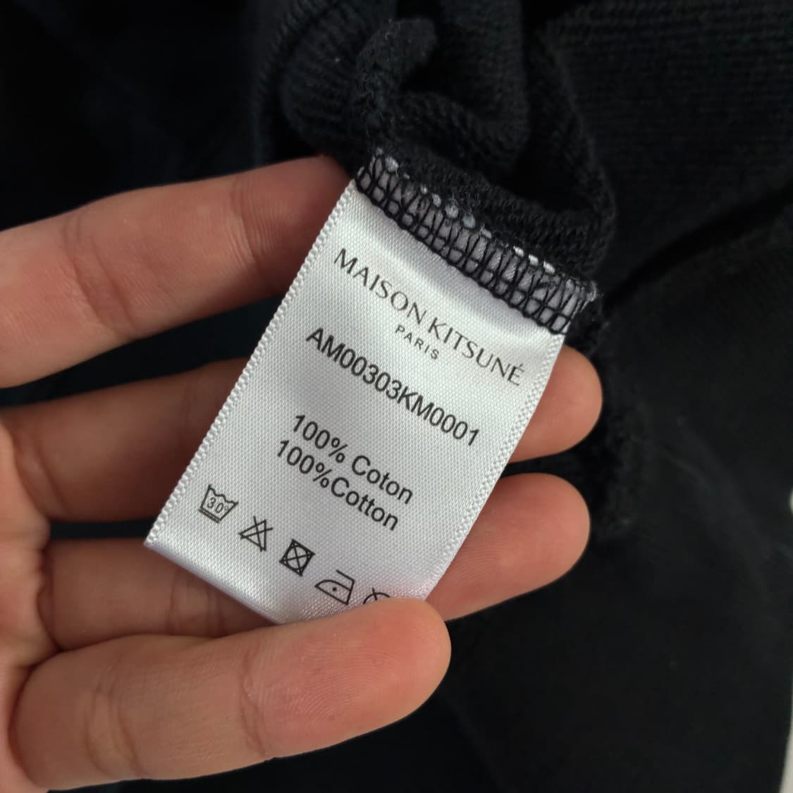 Masion Kitsune 메종키츠네 블랙 폭스헤드 맨투맨 상품이미지5