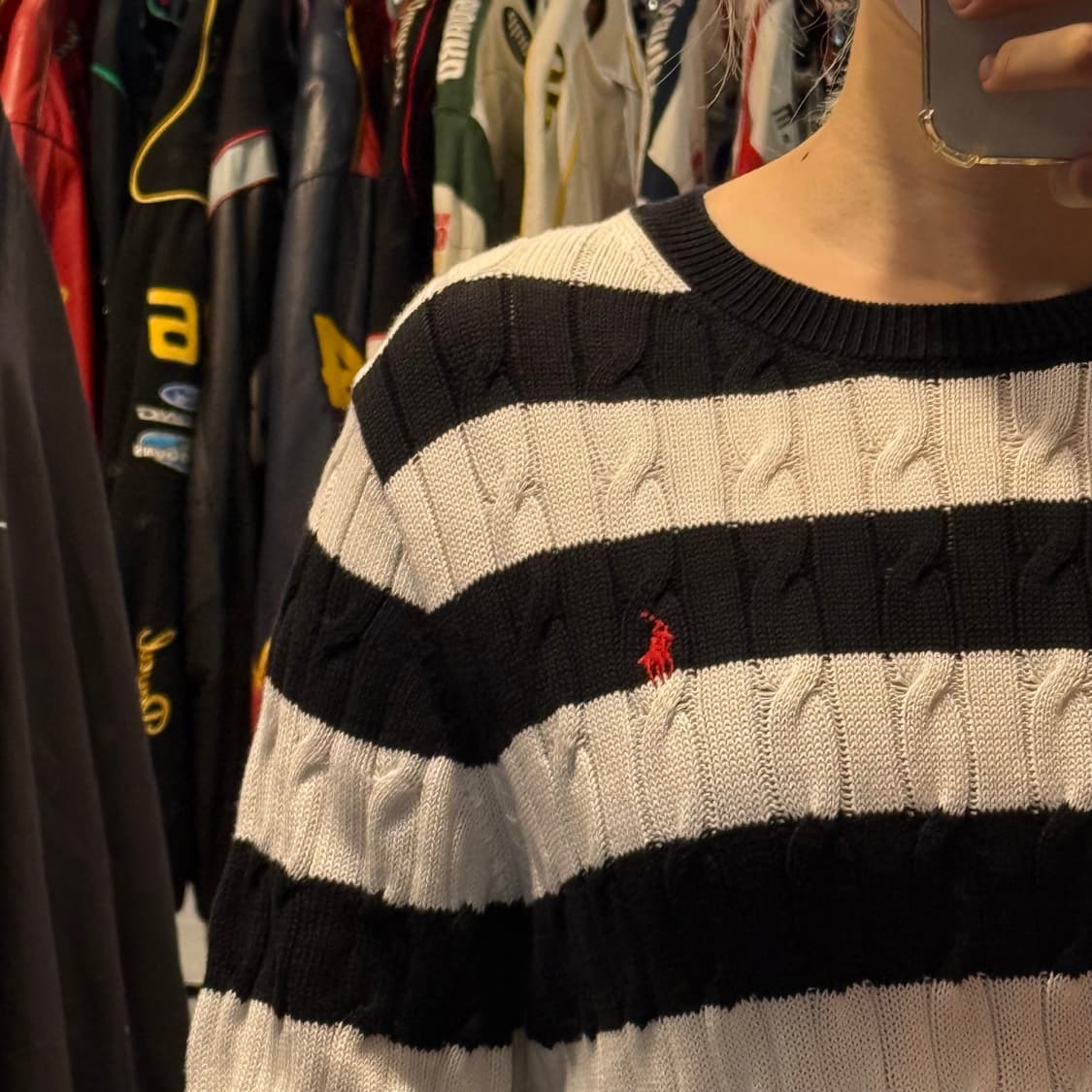 [NO.9] 폴로 스트라이프 반팔 니트 상품이미지5