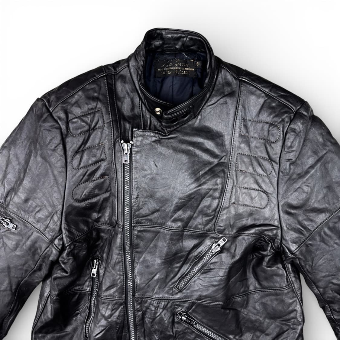 80's 할리 데이비슨 x 하인 게릭 레더 모터사이클 자켓 상품이미지5