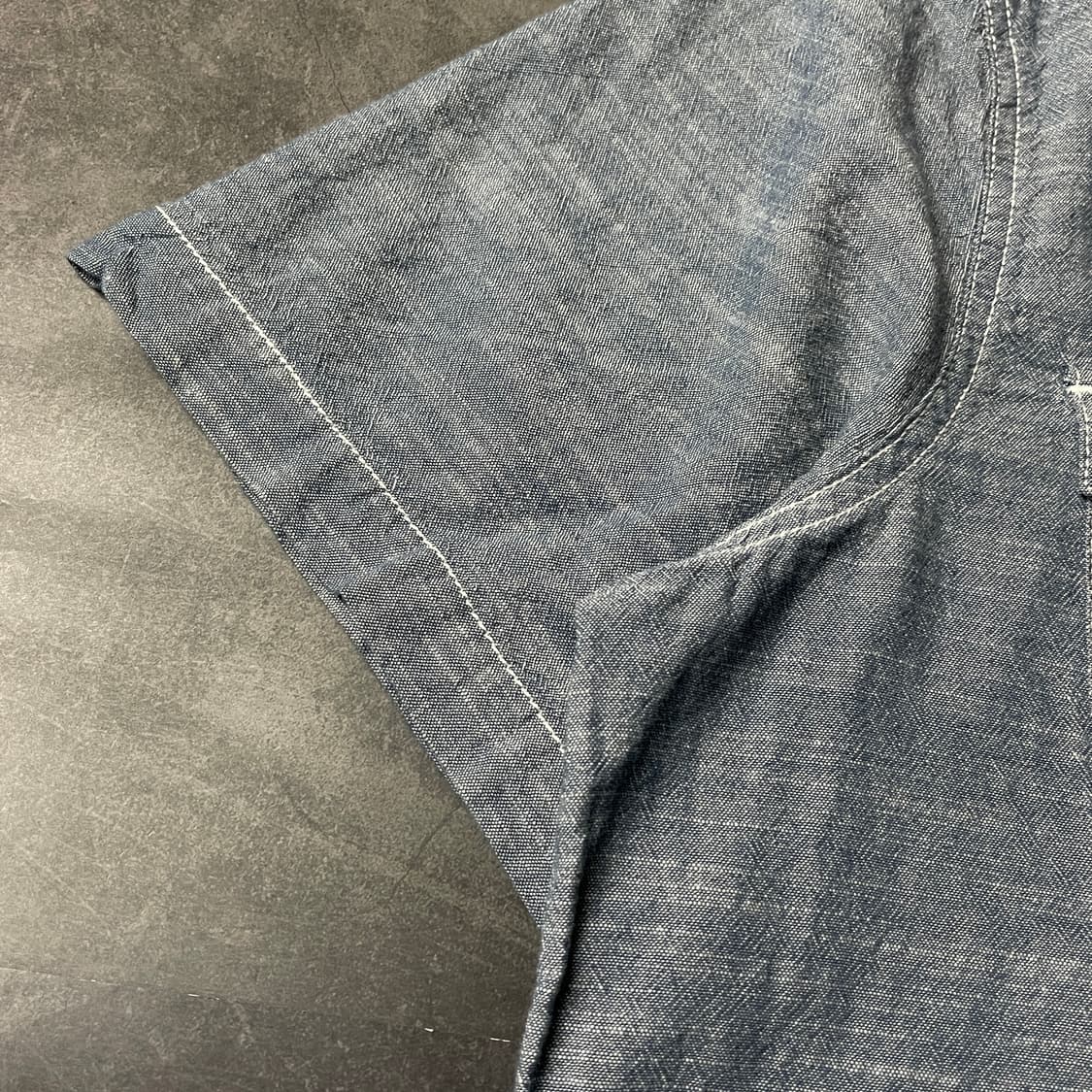 WOOLRICH 울리치 빈티지 코튼 데님 반팔 셔츠 A00767 상품이미지6