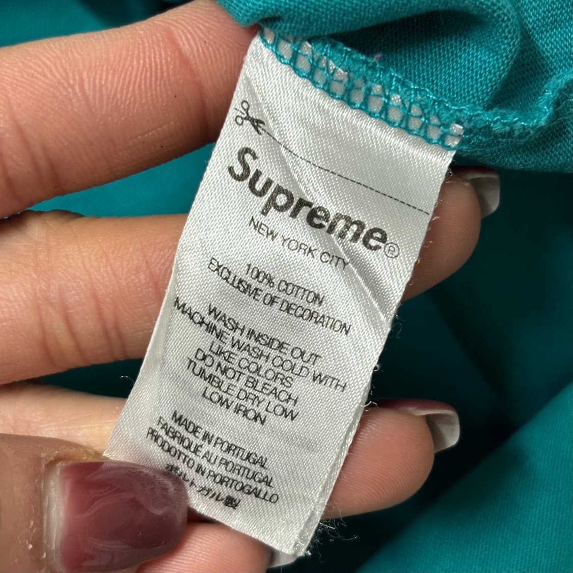 Supreme Shadow Script T-shirt 슈프림 반팔티셔츠 상품이미지5