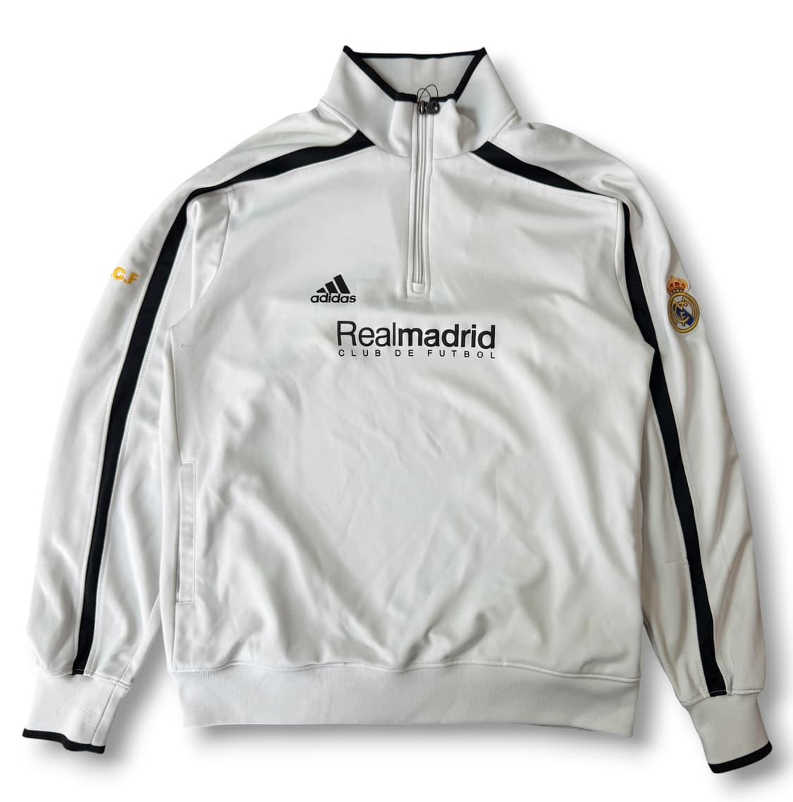 (90) 아디다스 레알마드리드 하프집업 트랙탑 져지 상품이미지1