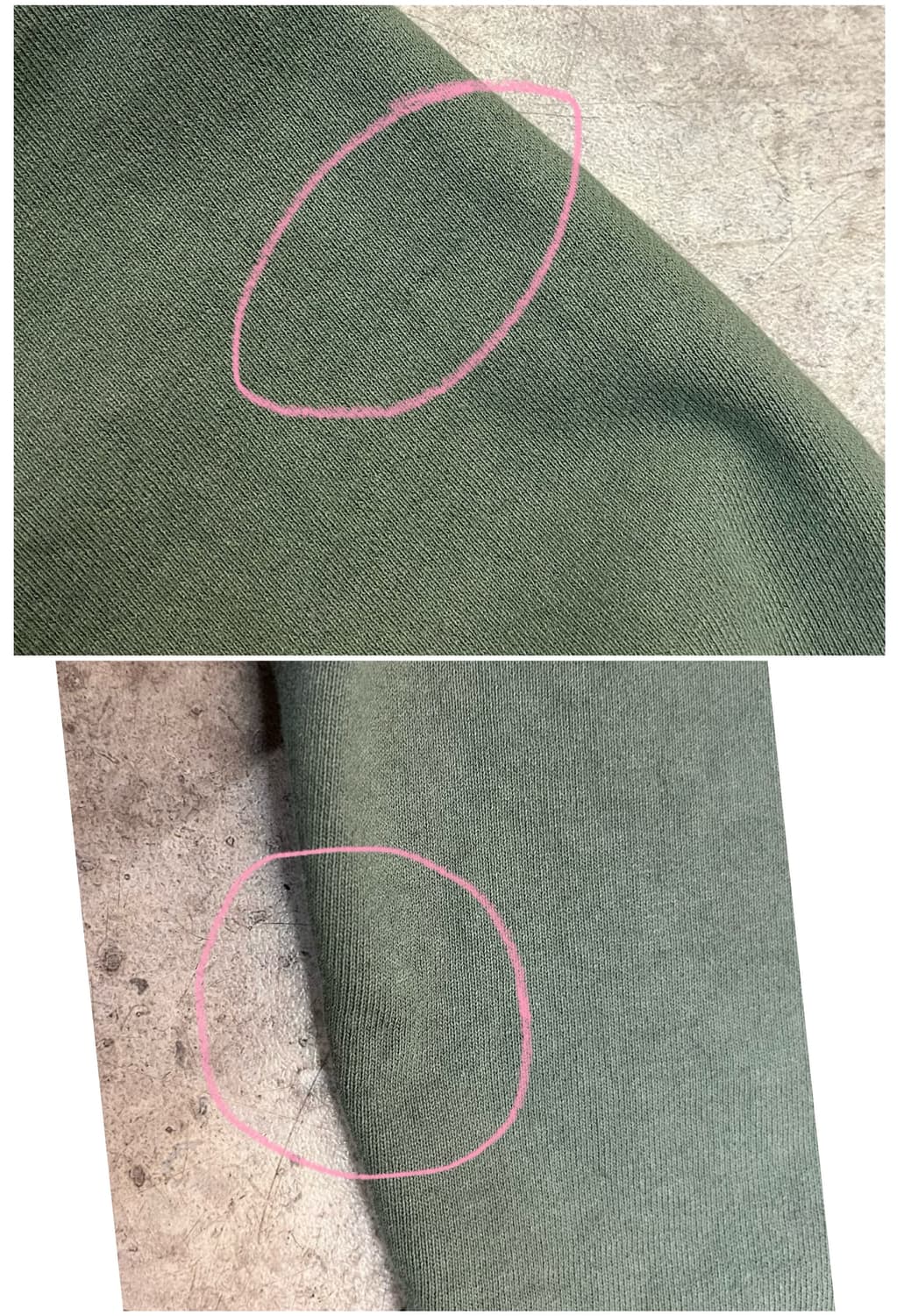 디스이즈네버뎃 OVER DYED BOXER 후드 카키 S #csz3338 상품이미지10