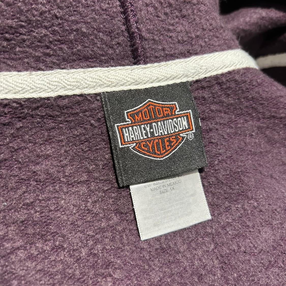 XL) 할리데이비슨 2013 보라색 후드집업 상품이미지9