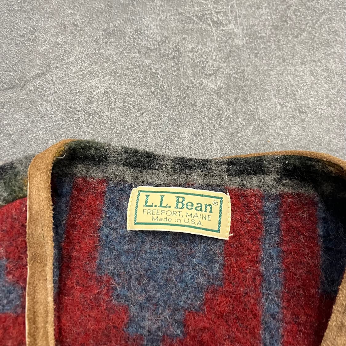 1980s ll bean  wool best   상품이미지3