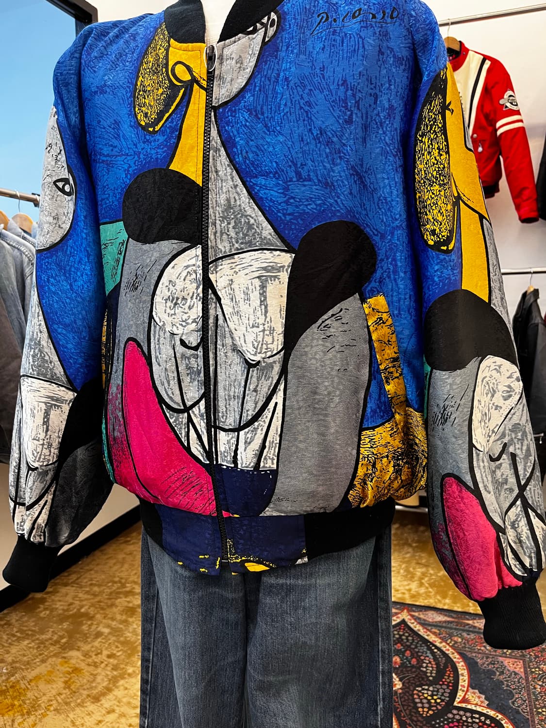 Silk Mill 피카소 블루종 자켓 상품이미지4