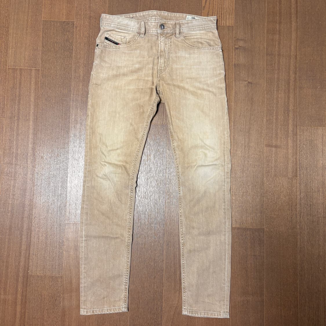 디젤 베이지 브라운 아이보리 데님 팬츠 상품이미지3